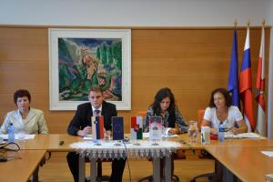 Anica Novak, mag. Marko Diaci, Judita Methans Šarlah in Elizabeta Jelen